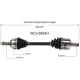 Purchase Top-Quality GSP NORTH AMERICA - NCV36561 - CV Axle Assembly - Front Left pa5