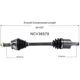 Purchase Top-Quality GSP NORTH AMERICA - NCV36579 - CV Axle Assembly - Front Left pa4