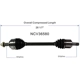 Purchase Top-Quality GSP NORTH AMERICA - NCV36580 - CV Axle Assembly - Front Left pa5