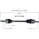 Purchase Top-Quality GSP NORTH AMERICA - NCV37049 - CV Axle Assembly - Front Left pa4