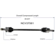 Purchase Top-Quality GSP NORTH AMERICA - NCV37061 - CV Axle Assembly pa6