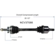 Purchase Top-Quality GSP NORTH AMERICA - NCV37086 - CV Axle Assembly - Front Left pa2