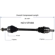 Purchase Top-Quality GSP NORTH AMERICA - NCV37088 - CV Axle Assembly - Front Left pa3