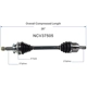 Purchase Top-Quality GSP NORTH AMERICA - NCV37505 - CV Axle Assembly - Front Left pa5