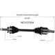 Purchase Top-Quality GSP NORTH AMERICA - NCV37534 - CV Axle Assembly - Front Left pa2