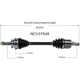 Purchase Top-Quality GSP NORTH AMERICA - NCV37548 - CV Axle Assembly - Front Left pa2