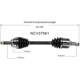 Purchase Top-Quality GSP NORTH AMERICA - NCV37561 - CV Axle Assembly - Front Left pa2
