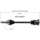 Purchase Top-Quality GSP NORTH AMERICA - NCV39003 - CV Axle Assembly - Front Left pa2