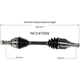 Purchase Top-Quality GSP NORTH AMERICA - NCV47000 - CV Axle Assembly - Front Left pa2