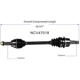 Purchase Top-Quality GSP NORTH AMERICA - NCV47018 - CV Axle Assembly - Front Left pa3