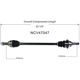 Purchase Top-Quality GSP NORTH AMERICA - NCV47047 - CV Axle Assembly pa6