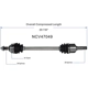 Purchase Top-Quality GSP NORTH AMERICA - NCV47049 - CV Axle Assembly - Rear Left pa2
