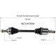 Purchase Top-Quality GSP NORTH AMERICA - NCV47554 - CV Axle Assembly - Front Left pa6