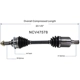 Purchase Top-Quality GSP NORTH AMERICA - NCV47578 - CV Axle Assembly pa7
