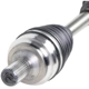 Purchase Top-Quality GSP NORTH AMERICA - NCV48058 - CV Axle Assembly - Front Left pa4