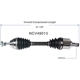 Purchase Top-Quality GSP NORTH AMERICA - NCV49013 - CV Axle Assembly - Front Left pa5