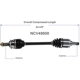 Purchase Top-Quality GSP NORTH AMERICA - NCV49500 - CV Axle Assembly pa6