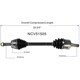 Purchase Top-Quality GSP NORTH AMERICA - NCV51505 - CV Axle Assembly - Front Left pa2