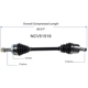 Purchase Top-Quality GSP NORTH AMERICA - NCV51519 - CV Axle Assembly - Front Left pa2