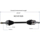 Purchase Top-Quality GSP NORTH AMERICA - NCV51525 - CV Axle Assembly - Front Left pa6