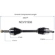 Purchase Top-Quality GSP NORTH AMERICA - NCV51536 - CV Axle Assembly - Front Left pa5