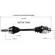 Purchase Top-Quality GSP NORTH AMERICA - NCV51546 - CV Axle Assembly - Front Left pa2