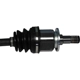 Purchase Top-Quality GSP NORTH AMERICA - NCV51900 - CV Axle Assembly - Rear Left pa2
