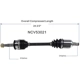 Purchase Top-Quality GSP NORTH AMERICA - NCV53021 - CV Axle Assembly - Front Left pa1