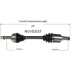 Purchase Top-Quality GSP NORTH AMERICA - NCV53037 - CV Axle Assembly - Front Left pa5