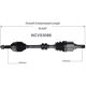 Purchase Top-Quality GSP NORTH AMERICA - NCV53086 - CV Axle Assembly - Front Left pa2