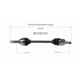 Purchase Top-Quality GSP NORTH AMERICA - NCV53101 - CV Axle Assembly - Front Left pa5