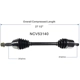Purchase Top-Quality GSP NORTH AMERICA - NCV53140 - CV Axle Assembly - Front Left pa3