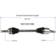 Purchase Top-Quality GSP NORTH AMERICA - NCV53166 - CV Axle Assembly pa5