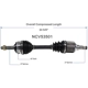 Purchase Top-Quality GSP NORTH AMERICA - NCV53501 - CV Axle Assembly - Front Left pa1