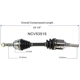 Purchase Top-Quality GSP NORTH AMERICA - NCV53515 - CV Axle Assembly - Front Left pa2
