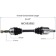 Purchase Top-Quality GSP NORTH AMERICA - NCV53553 - CV Axle Assembly - Front Left pa6
