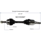 Purchase Top-Quality GSP NORTH AMERICA - NCV53567 - CV Axle Assembly - Front Left pa6