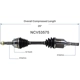 Purchase Top-Quality GSP NORTH AMERICA - NCV53575 - CV Axle Assembly - Front Left pa3