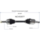 Purchase Top-Quality GSP NORTH AMERICA - NCV53577 - CV Axle Assembly - Front Left pa3