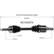 Purchase Top-Quality GSP NORTH AMERICA - NCV53579 - CV Axle Assembly - Front Left pa6