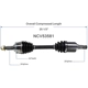 Purchase Top-Quality GSP NORTH AMERICA - NCV53581 - CV Axle Assembly - Front Left pa1