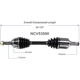 Purchase Top-Quality GSP NORTH AMERICA - NCV53590 - CV Axle Assembly - Front Left pa3