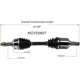 Purchase Top-Quality GSP NORTH AMERICA - NCV53607 - CV Axle Assembly - Front Left pa1
