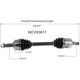 Purchase Top-Quality GSP NORTH AMERICA - NCV53611 - CV Axle Assembly - Front Left pa4