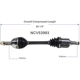 Purchase Top-Quality GSP NORTH AMERICA - NCV53993 - CV Axle Assembly - Front Left pa2