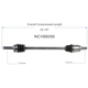 Purchase Top-Quality GSP NORTH AMERICA - NCV66056 - CV Axle Assembly - Rear pa1
