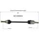 Purchase Top-Quality GSP NORTH AMERICA - NCV66904 - CV Axle Assembly - Rear pa6