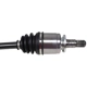 Purchase Top-Quality GSP NORTH AMERICA - NCV66907 - CV Axle Assembly - Rear Left pa3