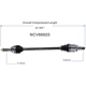Purchase Top-Quality GSP NORTH AMERICA - NCV66925 - CV Axle Assembly - Rear pa2