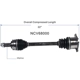 Purchase Top-Quality GSP NORTH AMERICA - NCV68000 - CV Axle Assembly - Front Left pa5
